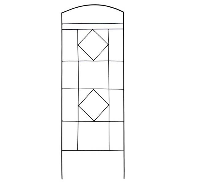 UPC 095422994297 product image for 157329 65 in. Arched Trellis, Black | upcitemdb.com