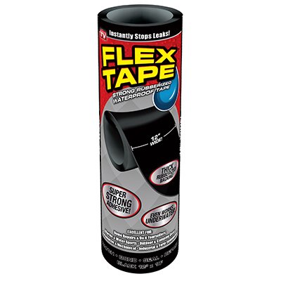 225125 12 X 10 In. Flex Tape - Black