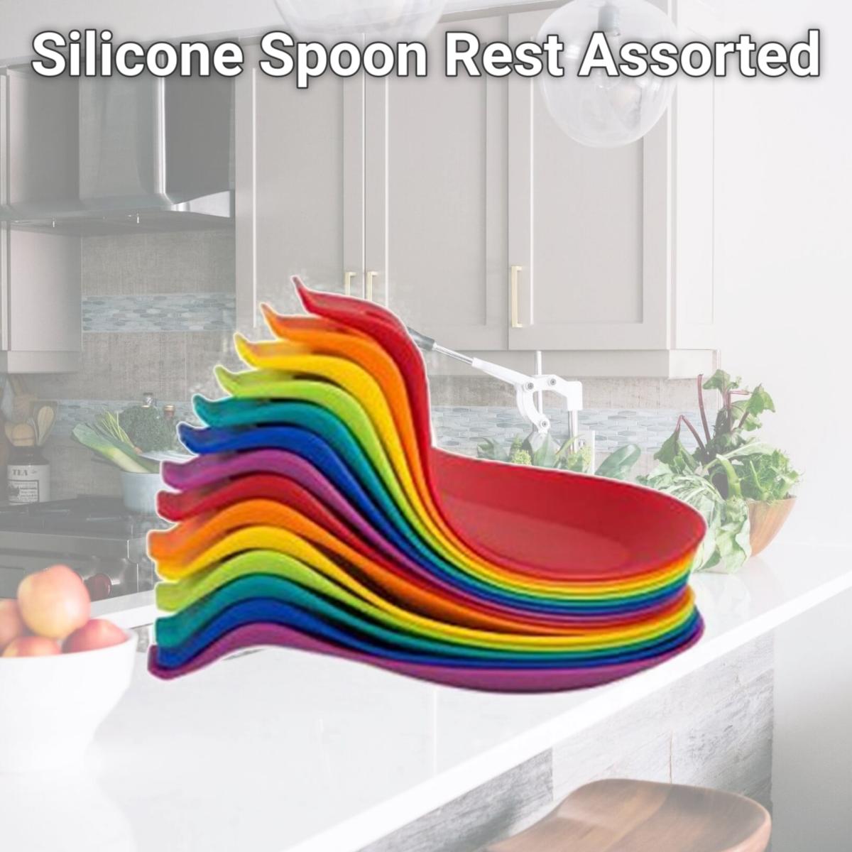 Picture of Core Home 220743 Silicone Spoon Rest, Assorted