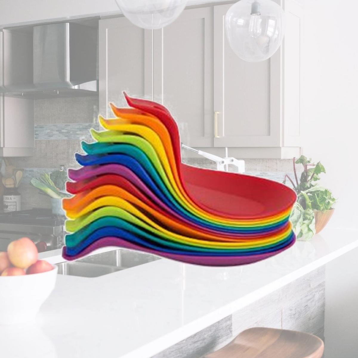 Picture of Core Home 220743 Silicone Spoon Rest, Assorted