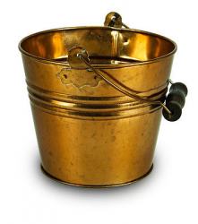 6 In. Banded Planter, Copper