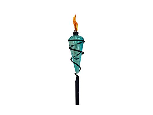 63 In. Teal Swirl Torch