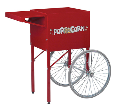 223829 38.5 In. Popcorn Cart, Red