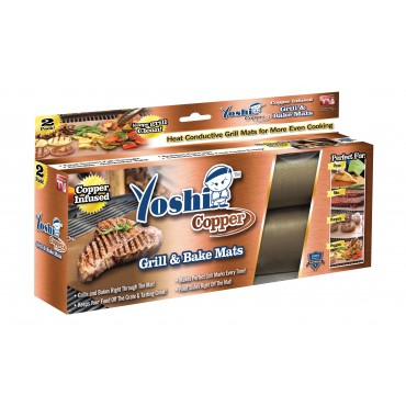 Idea Village Products 229726 Yoshi Copper Grill Mat