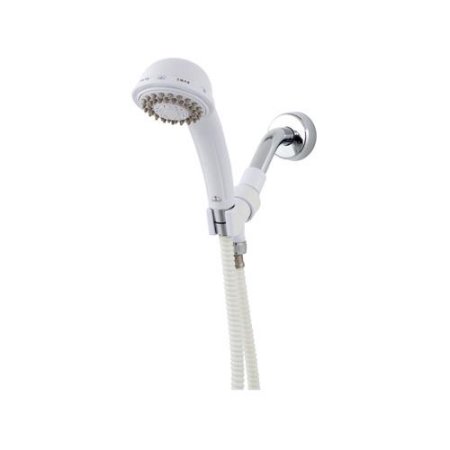 228816 Flow Pro Massage Showerhead With 3-spray Settings, White