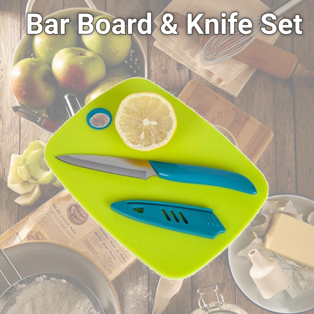 Picture of Core Home 233551 Bar Board & Knife Set