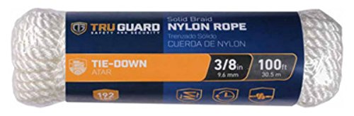 231488 0.37 In. X 100 Ft. Tru Gaurd Nylon Rope, White