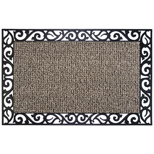 235446 24 X 36 In. Taupe Leaves Mat