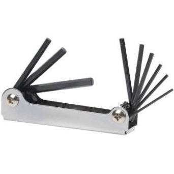 Master Mechanic Metric 7-in-1 Fold Up Hex Key Set, Small