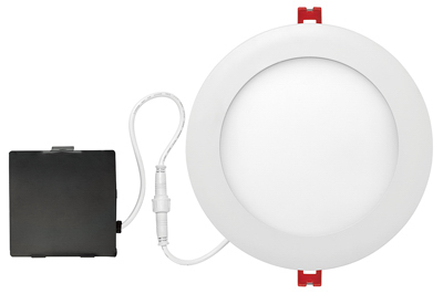6 In. White Led Integrated Ultra Slim Recessed Kit