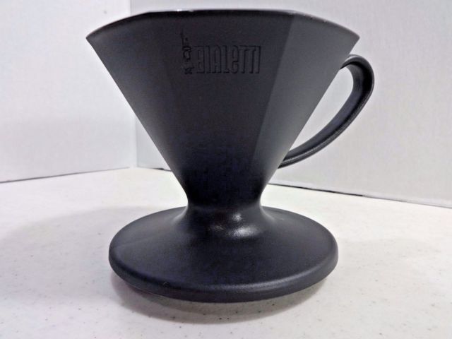 236958 2 Cup Black Coffee Maker Directly Into Mug Italian Box