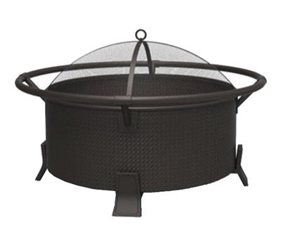 227765 Four Seasons Deep Fire Bowl Pit, Round, 35 In.