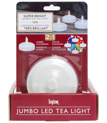 237036 2-in-1 Led Jumbo Tea Light