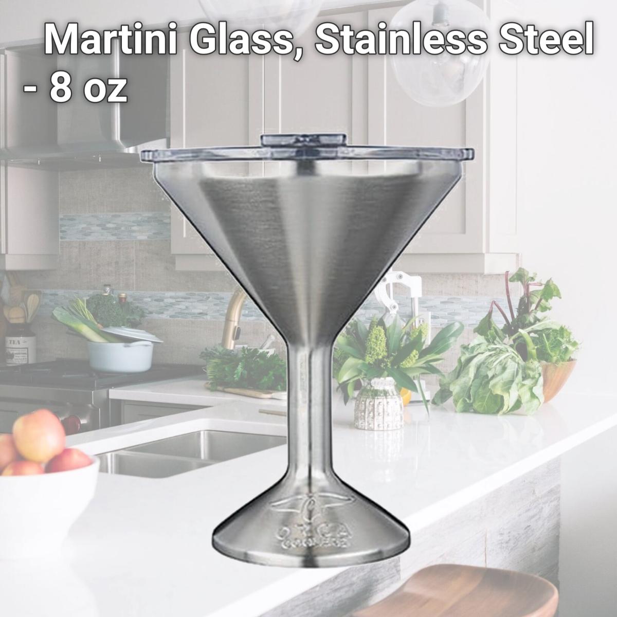 Picture of Orca 237175 Martini Glass, Stainless Steel - 8 oz