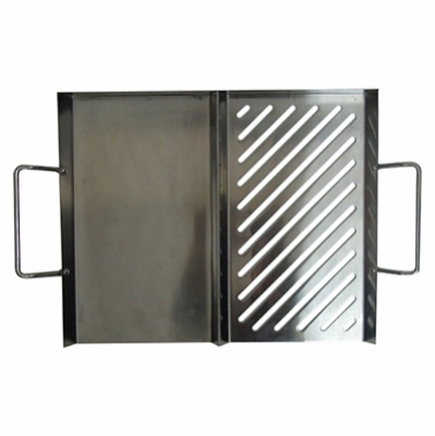 . 233975 Grill Zone Stainless Steel Dual Grill Topper