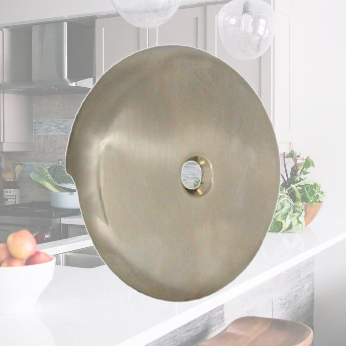 Picture of Danco 89235A Single Hole Brushed Nickel Tub Overflow Plate