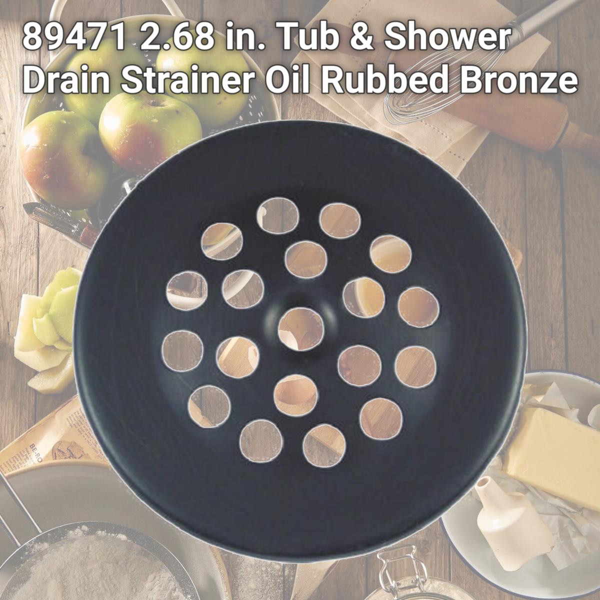 Picture of Danco 89471 2.68 in. Tub & Shower Drain Strainer, Oil Rubbed Bronze
