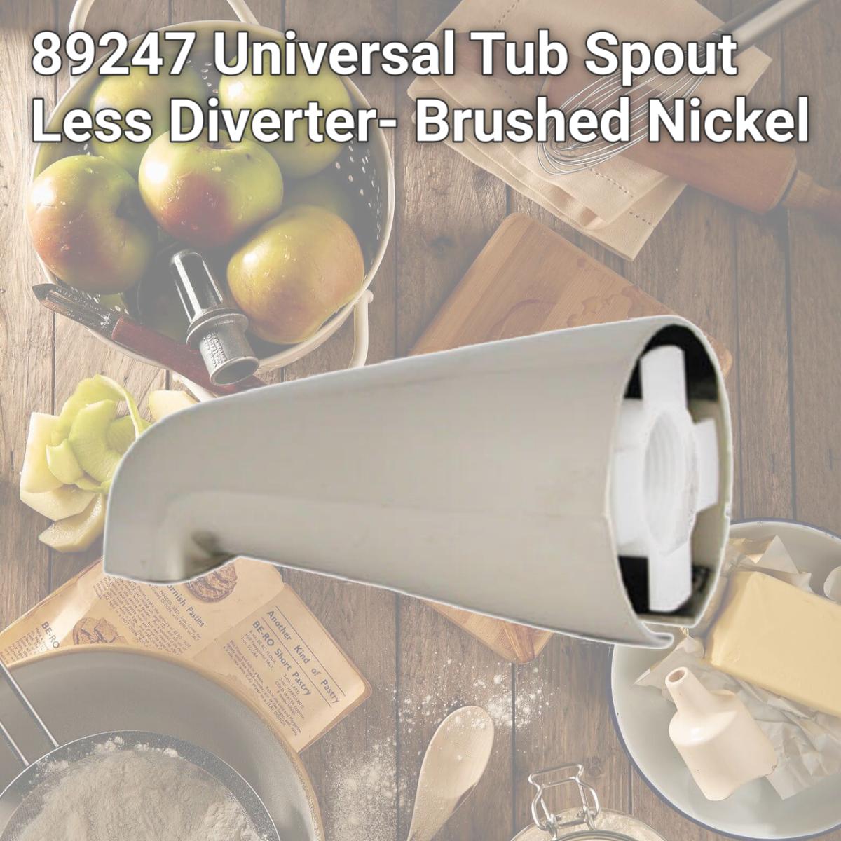 Picture of Danco 89247 Universal Tub Spout Less Diverter- Brushed Nickel