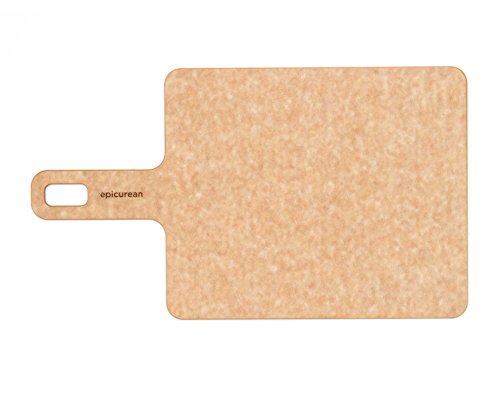 238460 9 X 7.5 X 0.18 In. Epicurean Handy Series Cutting Board With Handle, Natural
