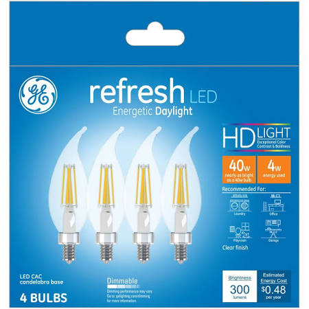 240199 4w Refresh Light Led Bulb - Pack Of 4
