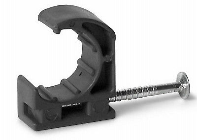 236730 0.5 In. Half Clamp & Nail - Pack Of 50