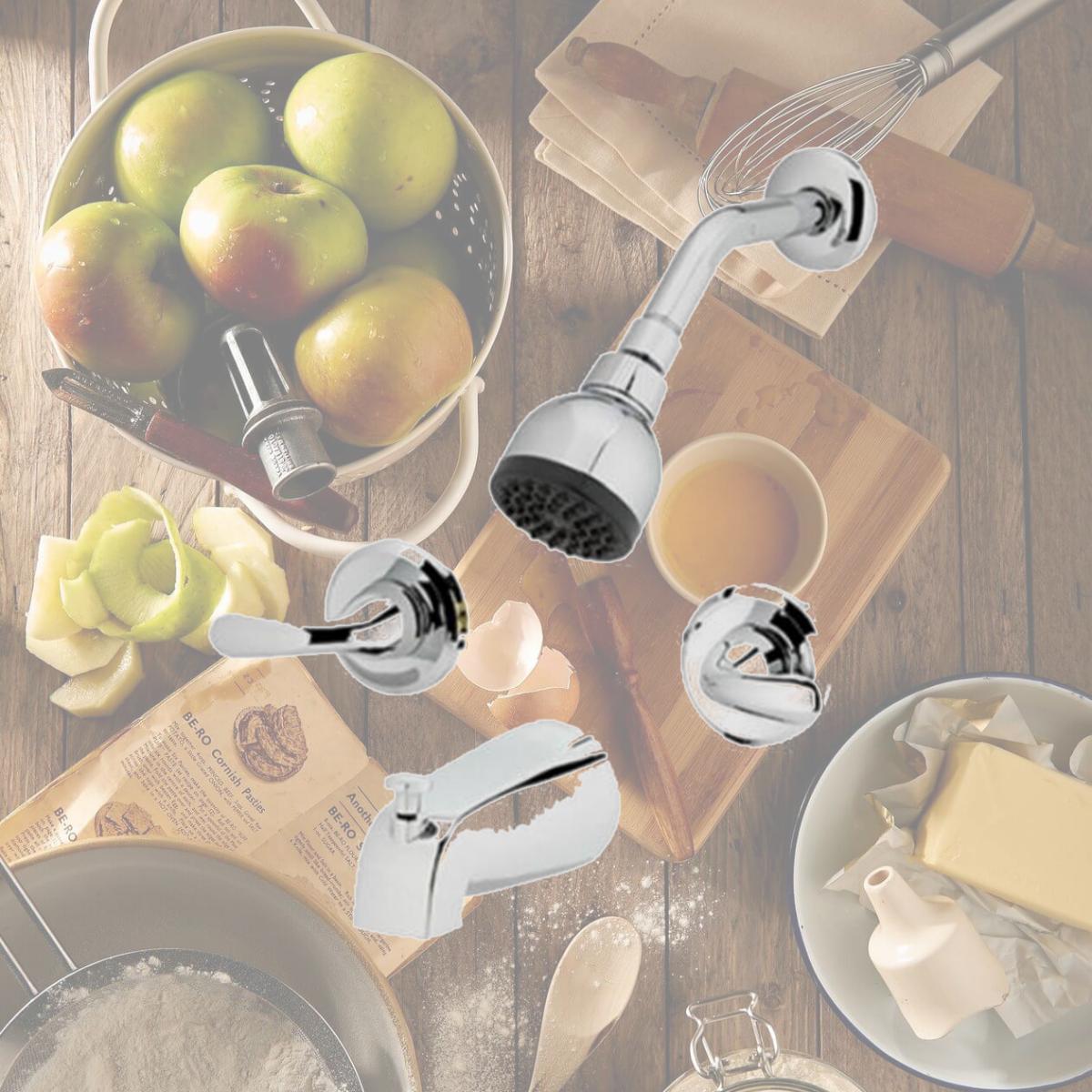 Picture of Homewerks Worldwide Import 239938 Home Pointe 2 Lever Shower Faucet - Chrome