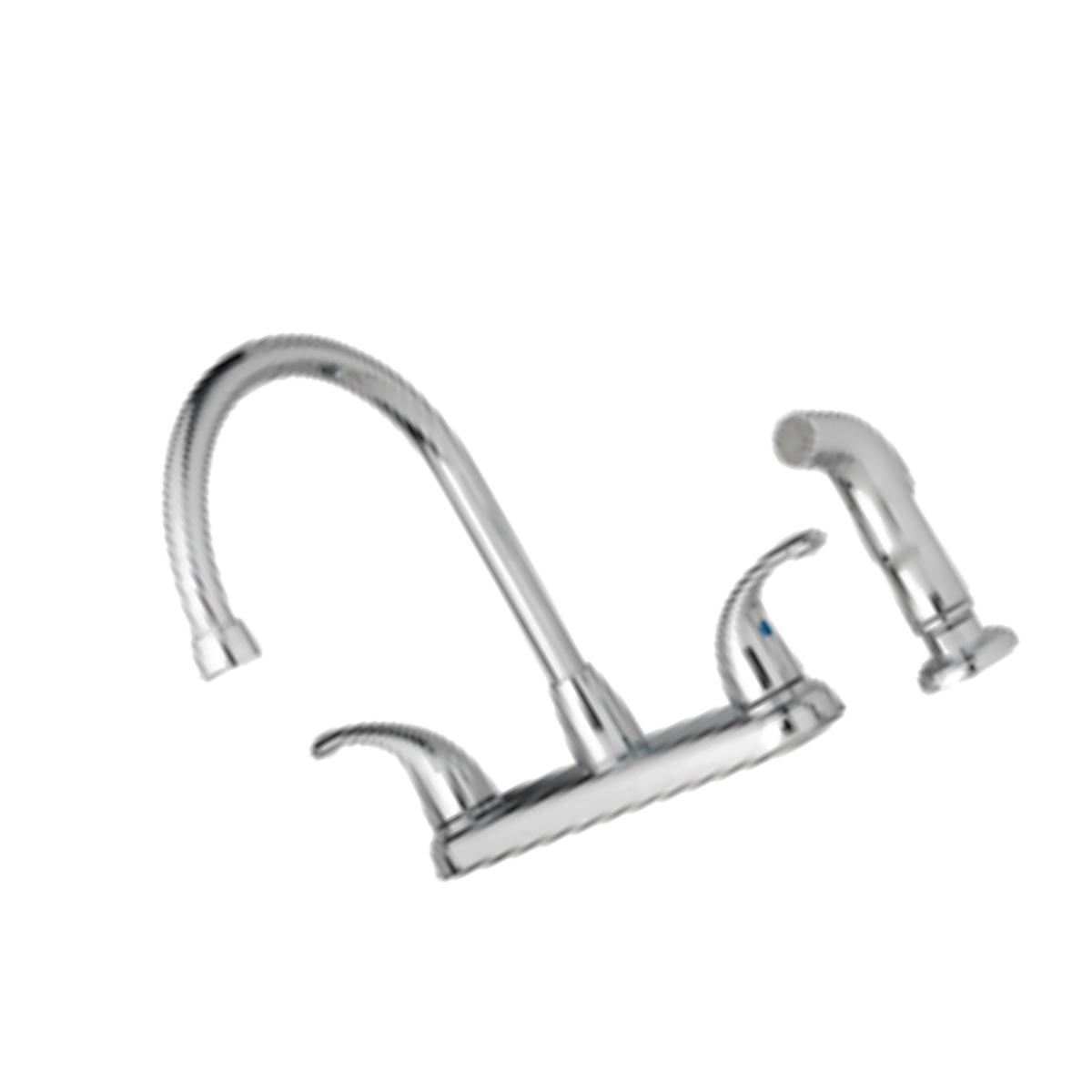 Picture of Homewerks Worldwide Import 239963 Home Pointe 2 Lever Kitch Faucet - Chrome