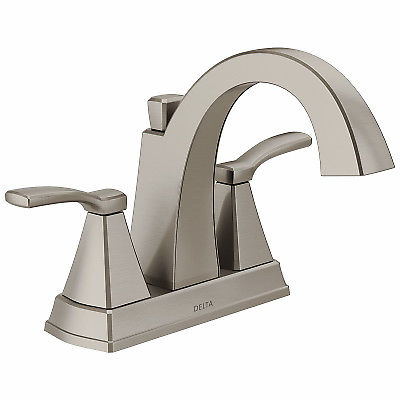 Delta Faucet 240869 2 Hand Centerset Lavatory Faucet - Stainless Steel