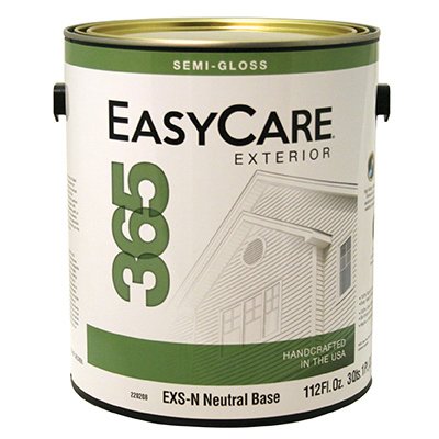 220208 1 Gal Exs-n Easycare 365 Neutral Base Exterior Latex House Paint, Durable Acrylic Semi-gloss