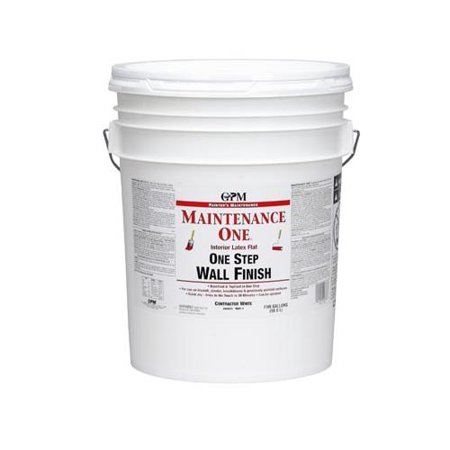 220262 1 Gal Moc-1 Maintenance One Contractor White Interior Latex 1 Step Wall Finish Paint