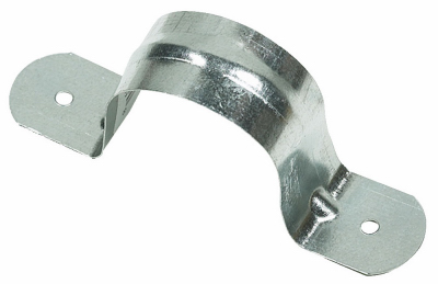 244385 2 In. Round Galvanized Downspout Band - Gray
