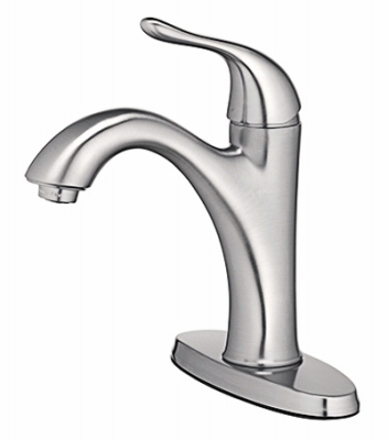 242097 4 In. Lavatory Faucet With Single Lever Handle - Pvd Brushed Nickel