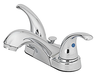 242110 4 In. Homepointe Centerset Lavatory Faucet With 2 Handle - Chrome