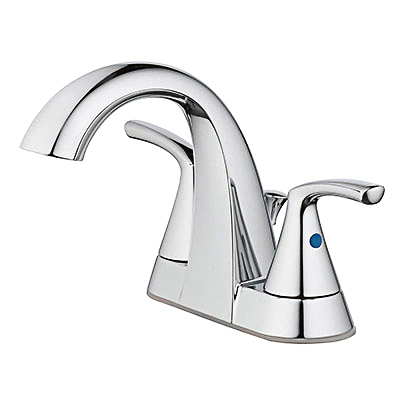242114 Homepointe Lavatory Faucet With Upgraded 2 Lever Handle - Chrome