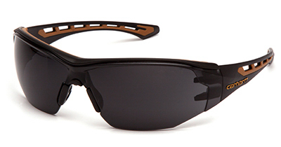 240995 Gray Anti-fog Lens Safety Glasses With Black & Tan Frame