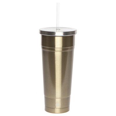 230851 24 Oz Stainless Steel Chilly Tumbler - Gold
