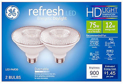 12W Par30 Shape Daylight Light Color Diffused Bulb - Pack of 2
