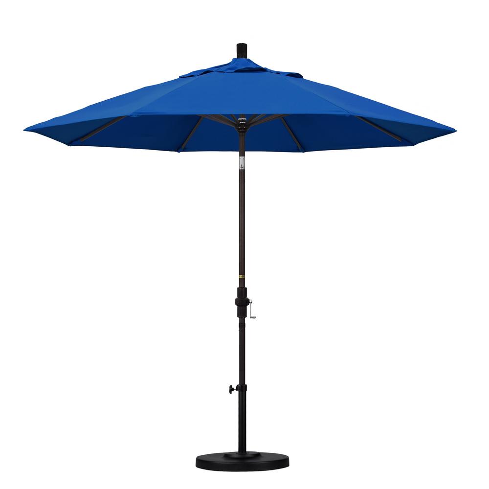 245799 9 Ft. Steel Market Umbrella, Tropics Beach