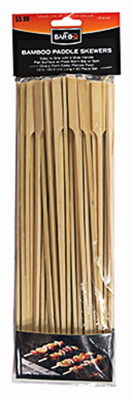 . 246407 12 In. Flat Bamboo Skewer With Handle - 50 Count