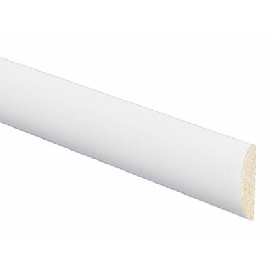 227387 0.93 X 0.18 In. 8 Ft. Crystal White Pre-finished Polystyrene Interior Batten Molding