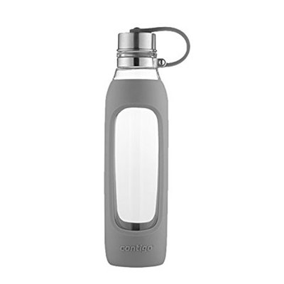 20 Oz Smoke Purity Glass Water Bottle