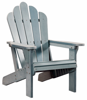 243348 Beach Blue All Weather Poly Adirondack Chair