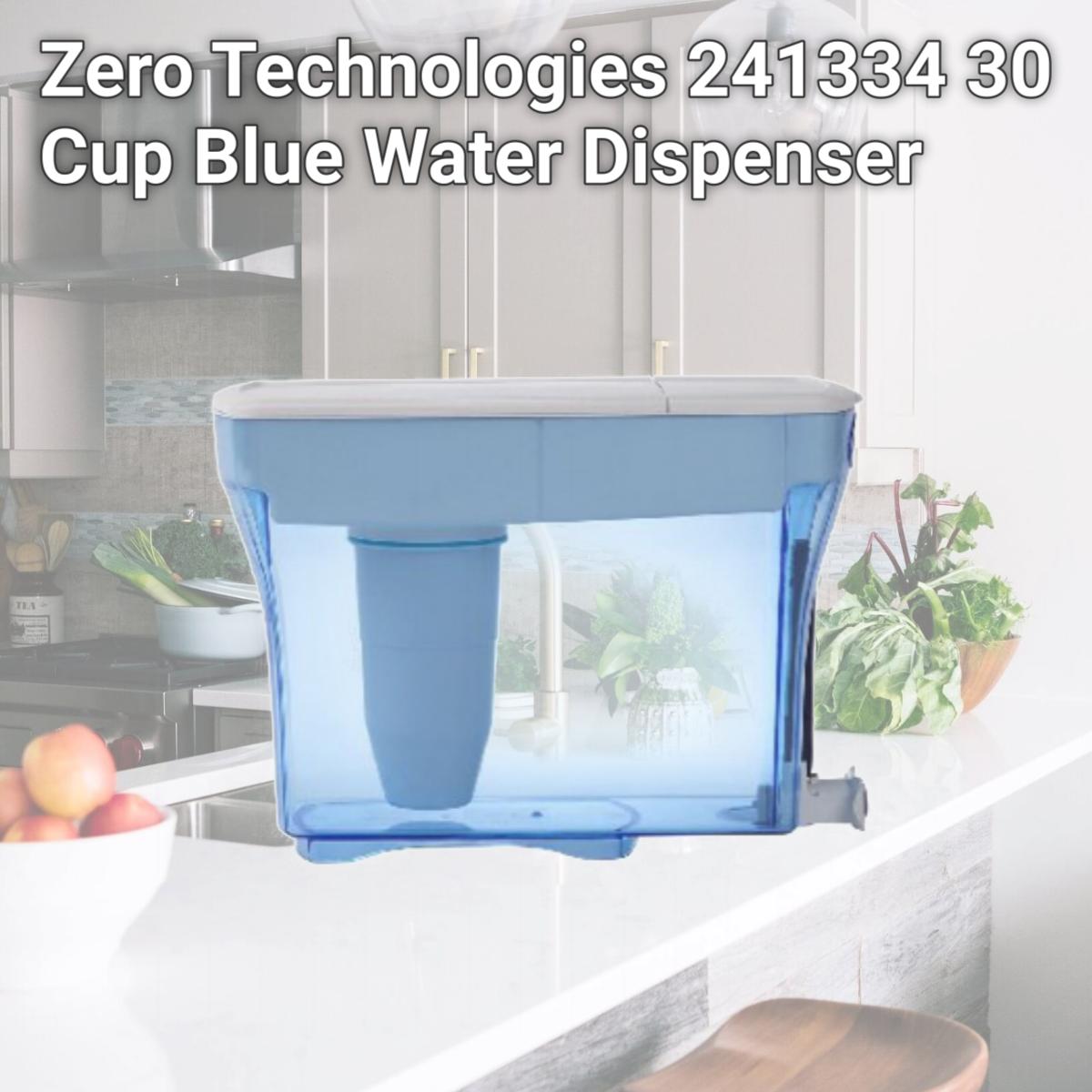 Picture of Zero Technologies 241334 30 Cup Blue Water Dispenser