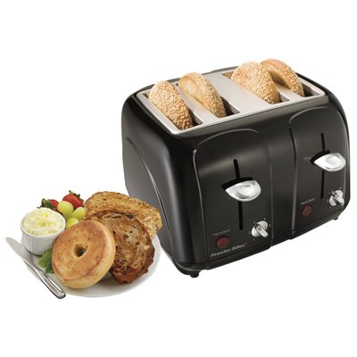Hamilton Beach Brands 199202 4 Slice Extra Wide Slot Cool Touch Toaster
