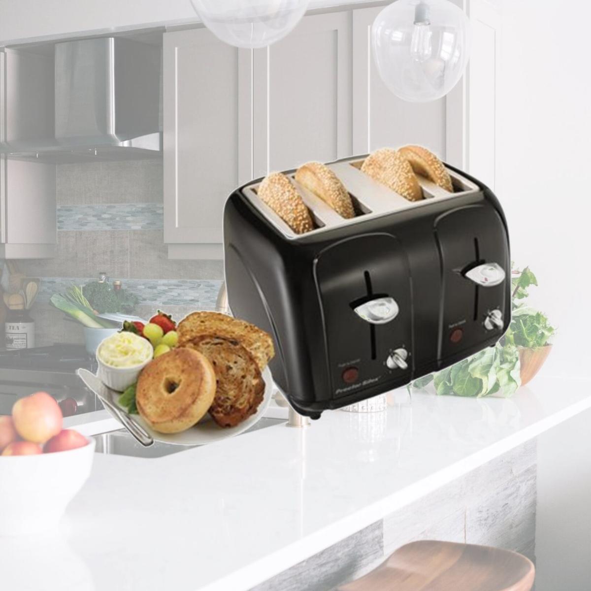 Picture of Hamilton Beach Brands 199202 4 Slice Extra Wide Slot Cool Touch Toaster
