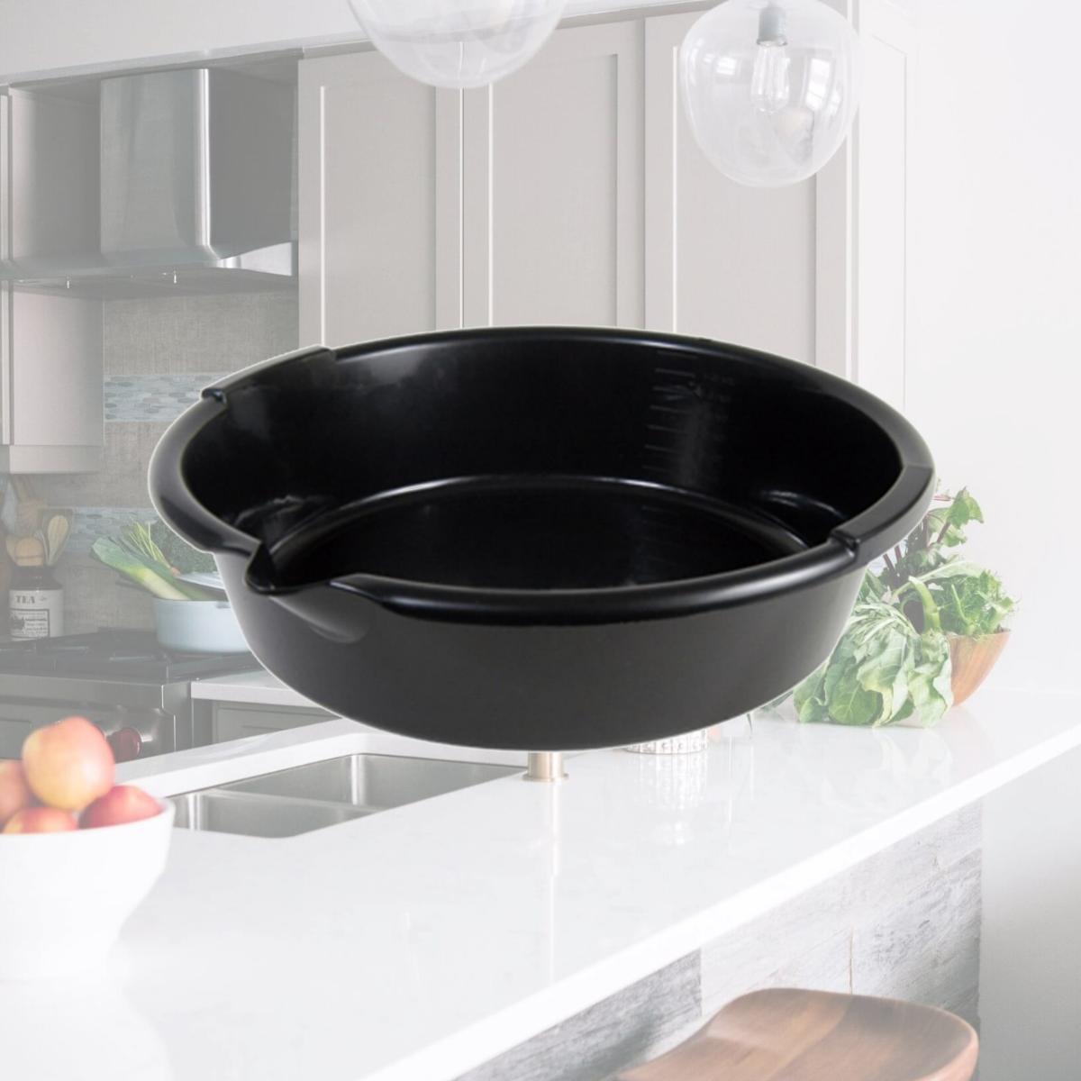 Picture of Hopkins Manufacturing 244000 7 qt. Standard Duty Polypropylene Oil Drain Pan