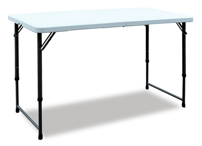 239844 4 Ft. White Folding Table