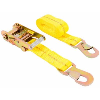 235349 8 Ft. Ratchet Tie Down With Flat Snap Hooks