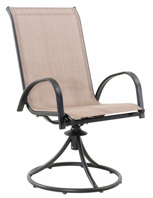 243336 Marbella Sling Swivel Chair - 35.85 X 28.17 X 21.67 In.