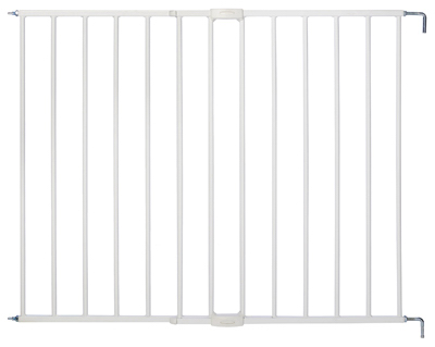 239930 Metal Essential Stairway Swing & Lock Gate - White